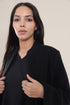 Short coat in furry wool blend